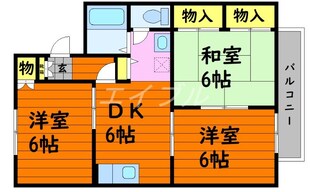 セジュールマキⅡの物件間取画像